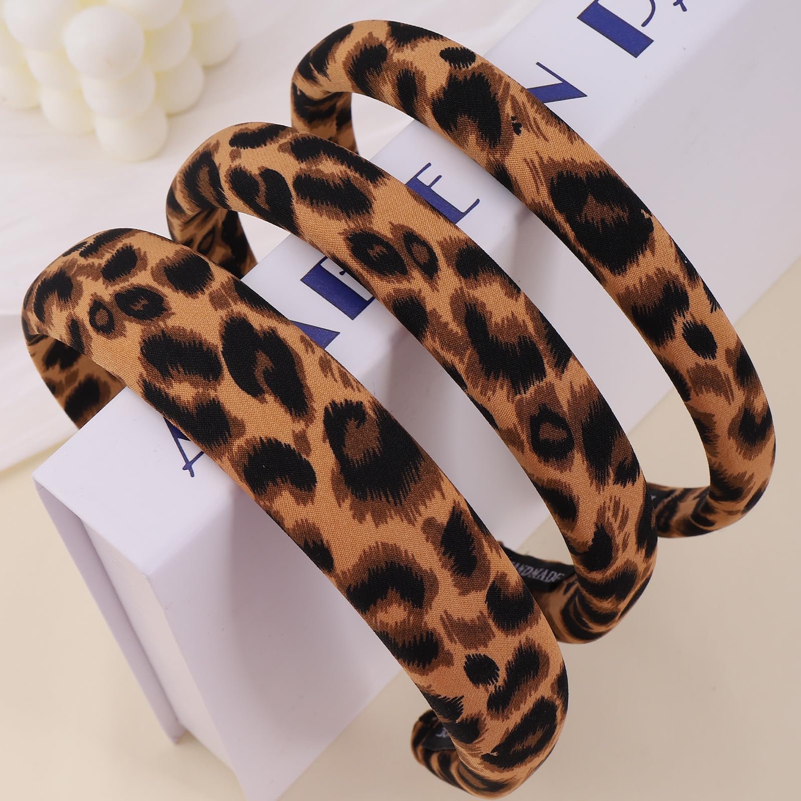 AUDTOPE leopard headbands styled with outfits for daily wear and occasions.