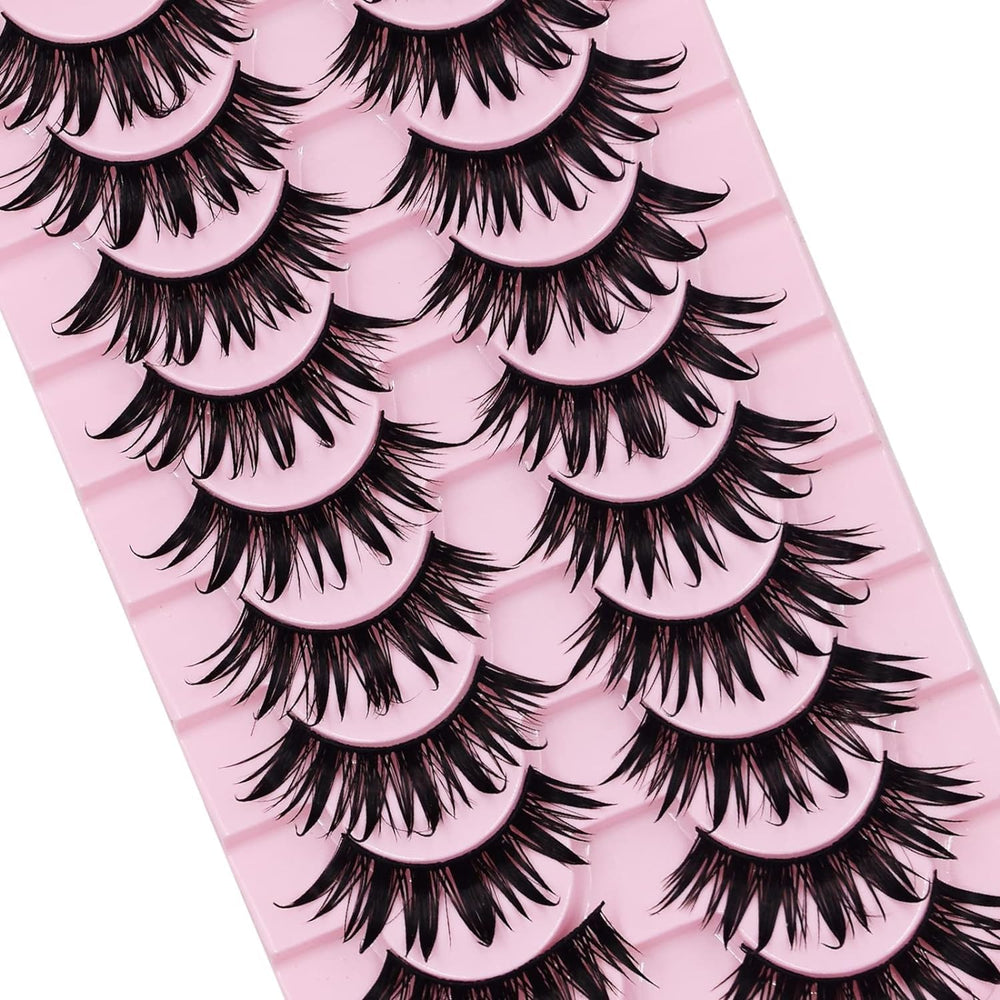 AUGENLI cat-eye style lashes suited for round almond or small eyes