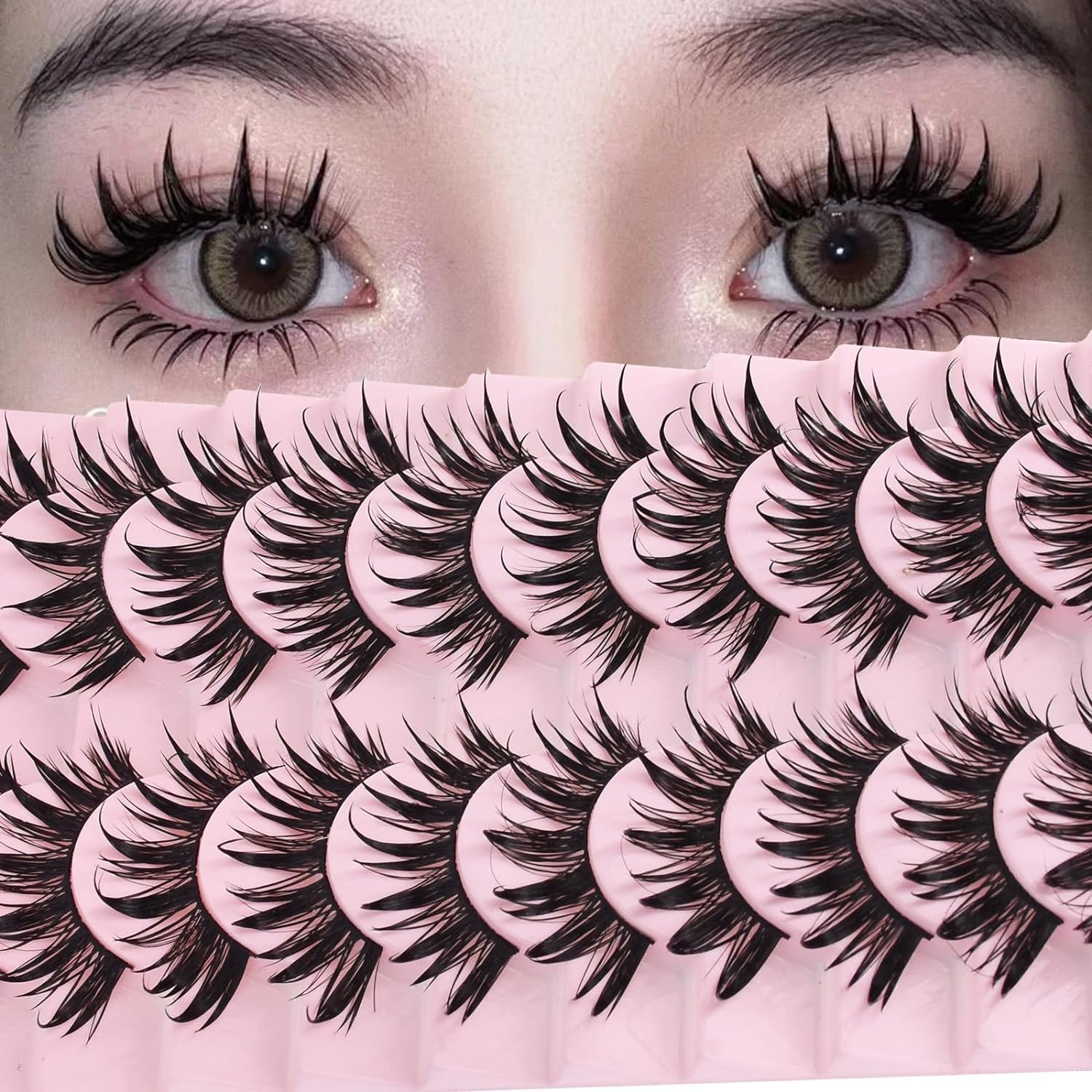 AUGENLI cosplay lashes deliver bold manga flair with daily wear versatility