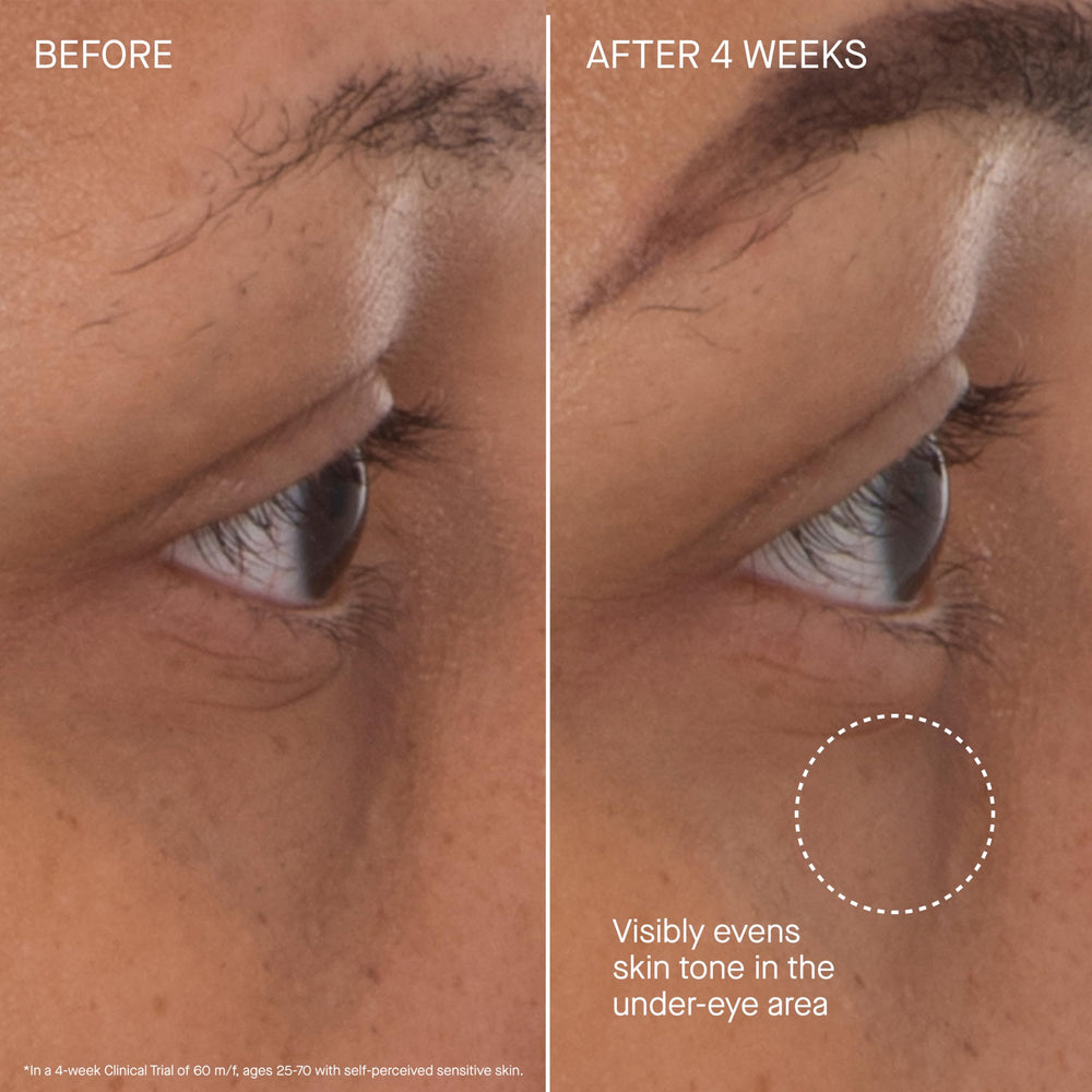 Augustinus Bader Eye Patches Single TFC8 ingredient graphic emphasizes skin-friendly benefits.