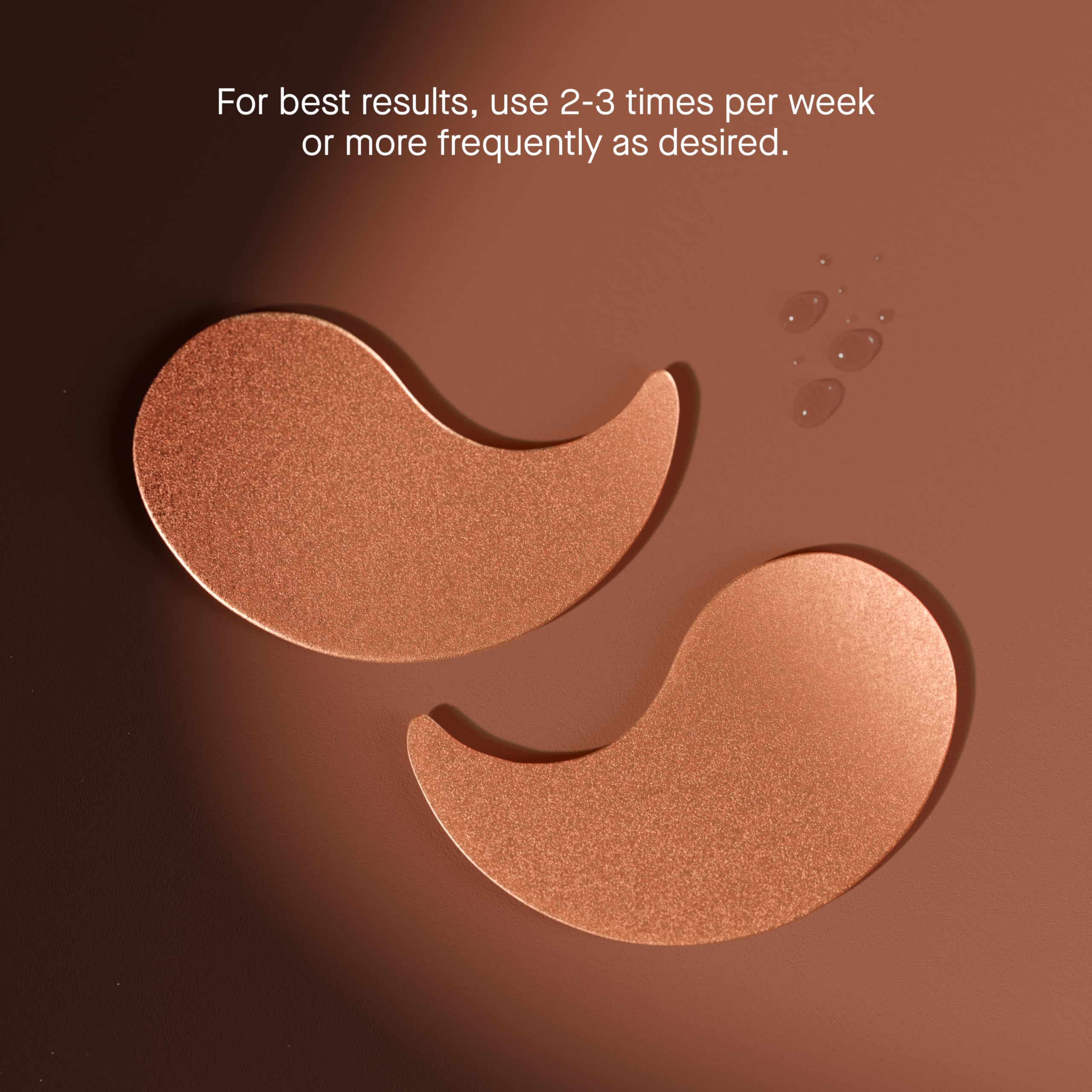 Augustinus Bader Eye Patches Single travel packaging shown on vanity.