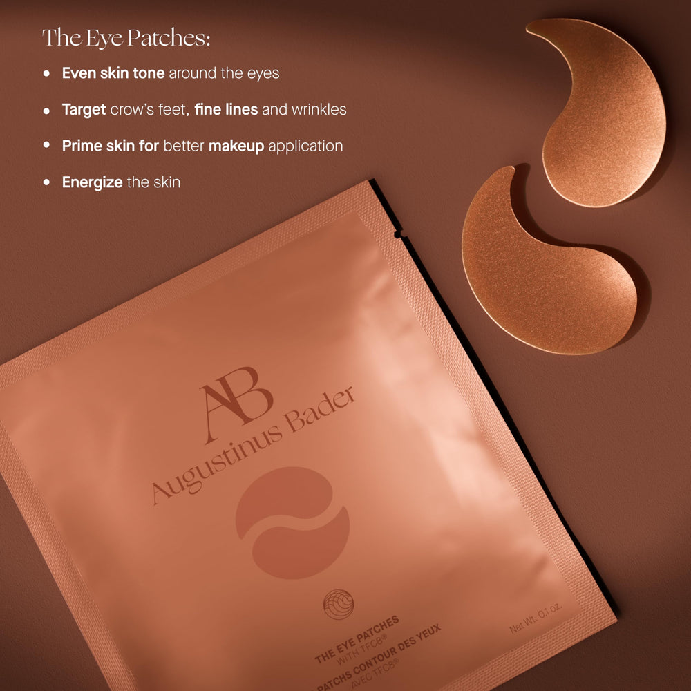 Augustinus Bader Eye Patches Single applying under-eye for soothing relief.