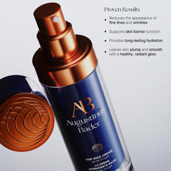 Augustinus Bader The Rich Cream face detail hints at even tone and radiant skin.