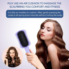 Auhrjomra curly hair brush 2-pack volume-lift action defining curls without pull