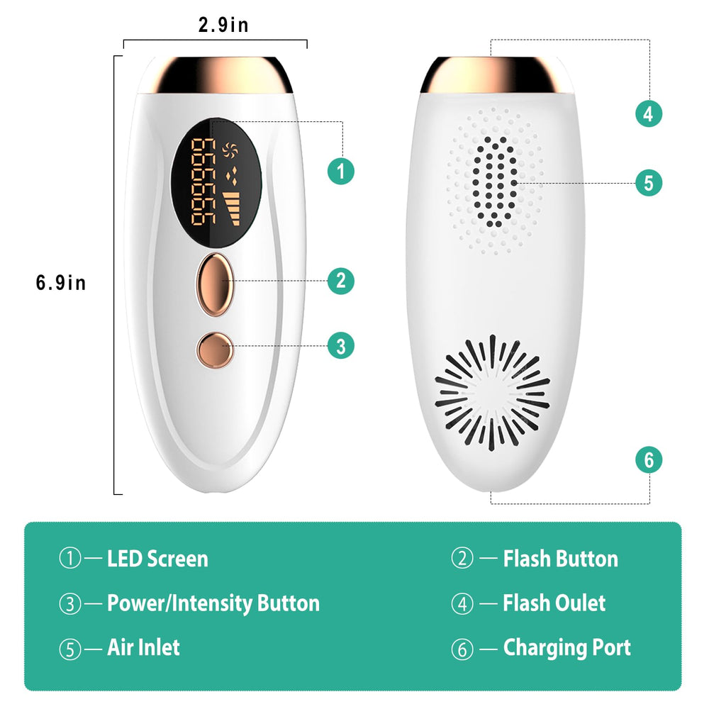 AUITRONCARE IPL device compact storage for tidy home use