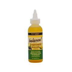 Aunt Jackie's Balance bottle 4oz promotes porosity balance and moisture control.