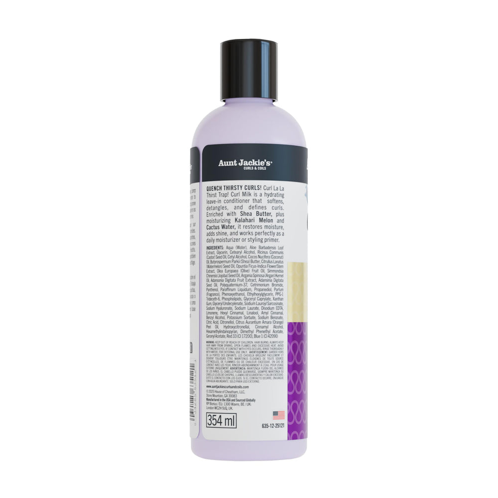 Travel-ready Aunt Jackie's Curl La La 12 oz bottle.