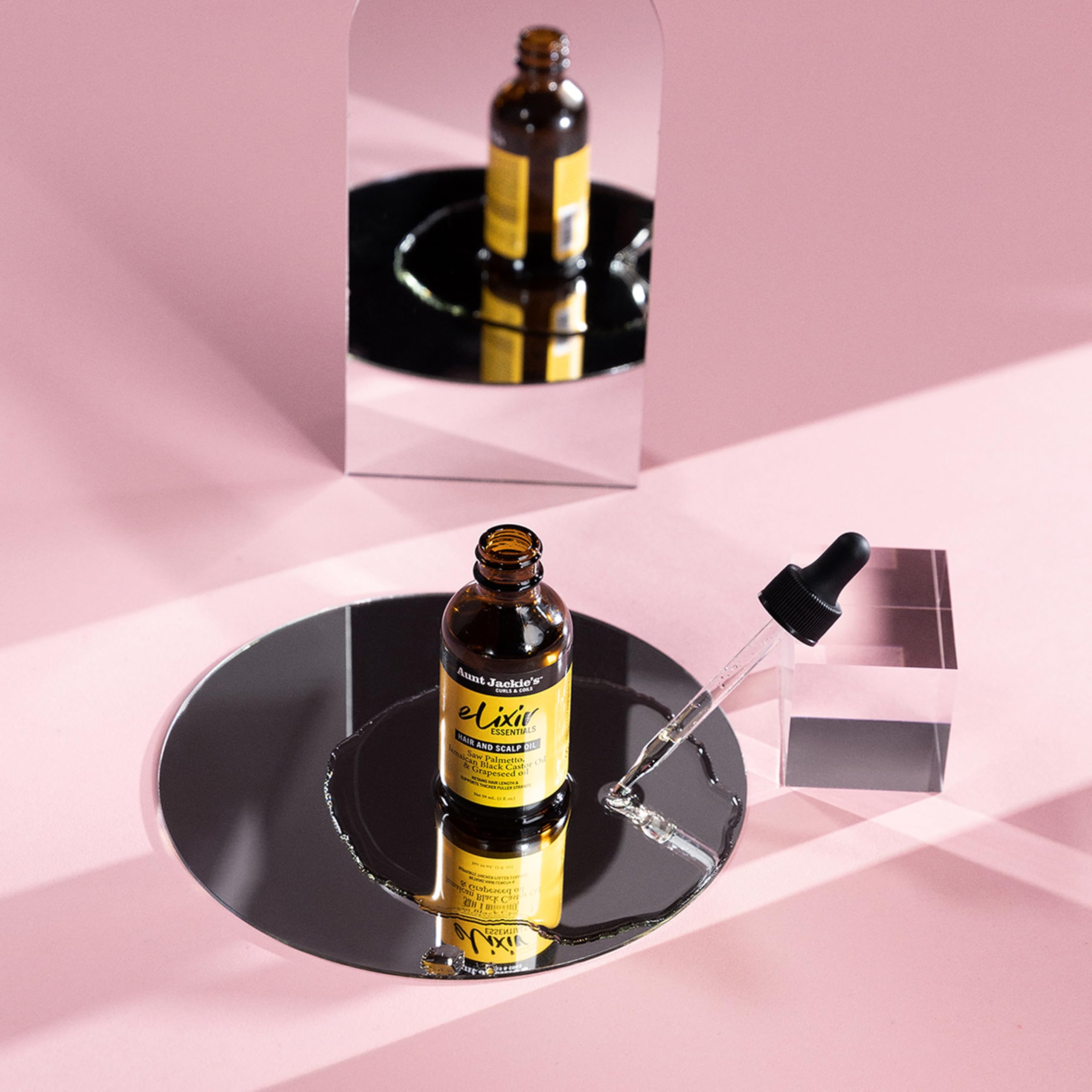 Aunt Jackie's Elixir Essentials: aceite de semilla de uva aporta brillo y fuerza