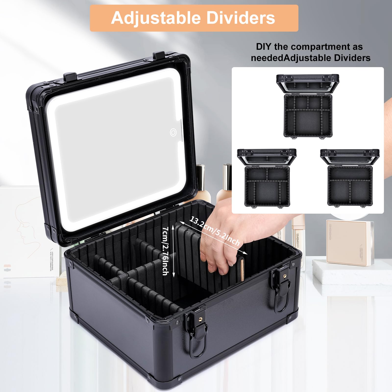 Aupauter brush pouch storage keeps brushes tidy and protected