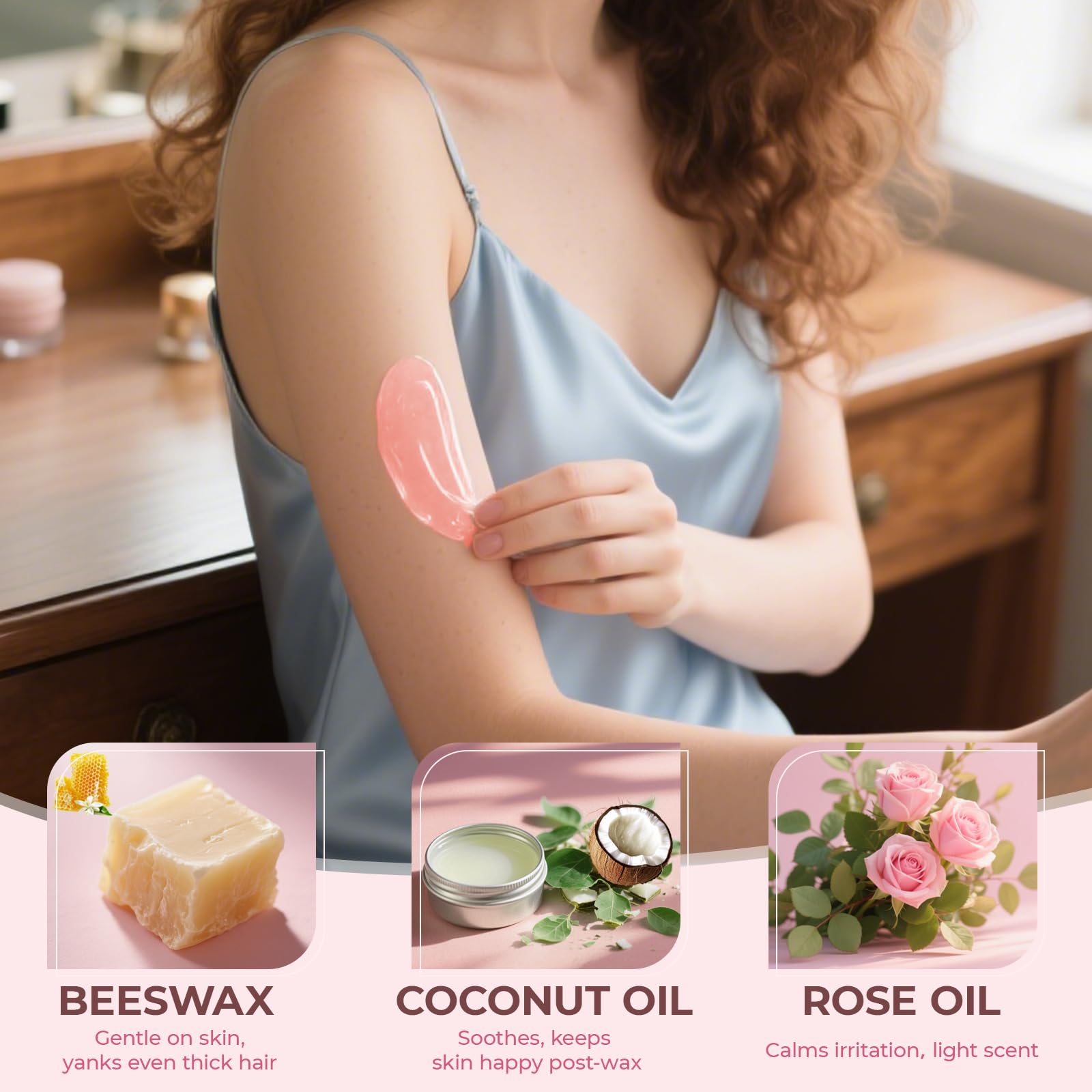 Auperwel wax warmer ready kit demonstrates at-home convenience