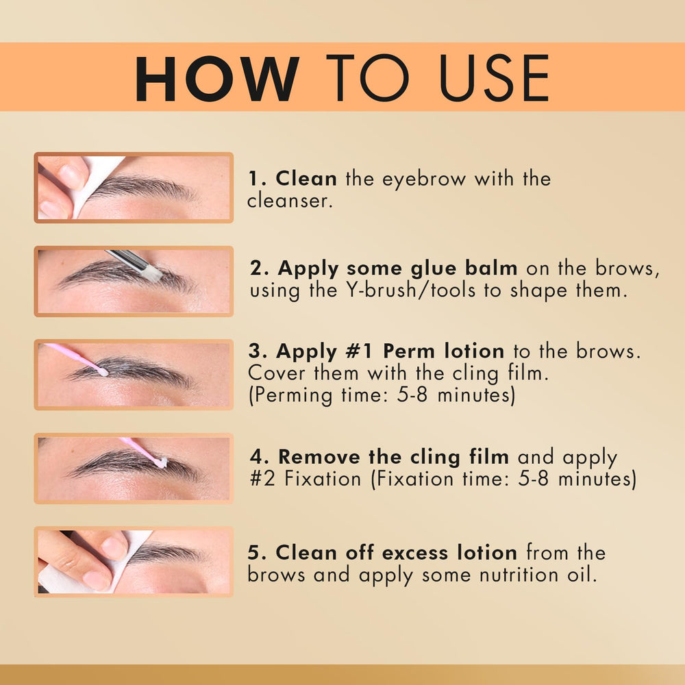 AURAE brow lift kit at-home routine saves time and money vs salons.