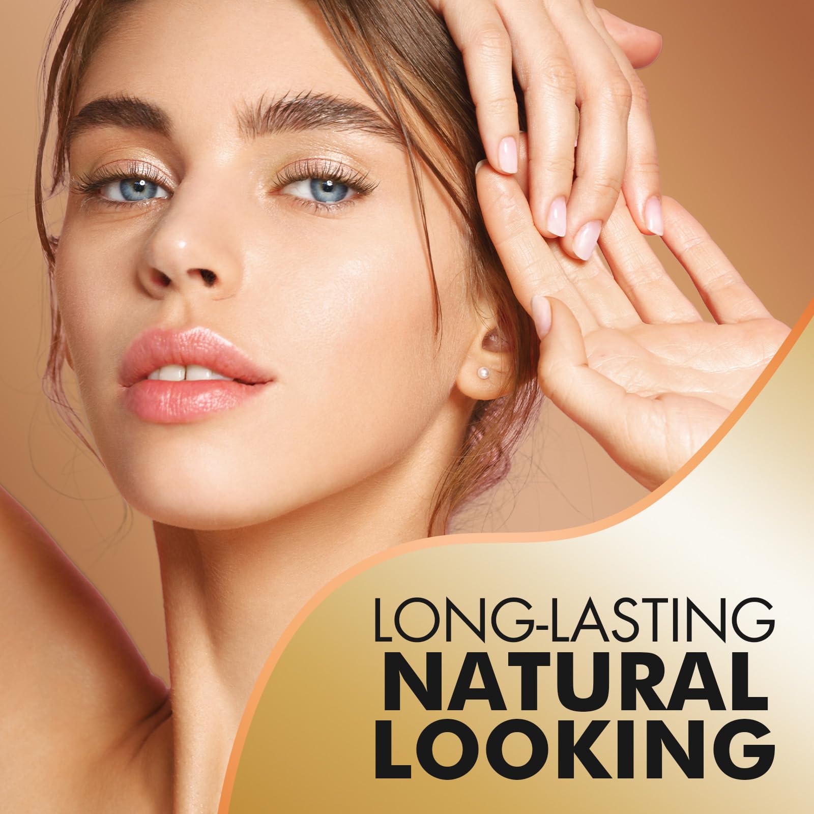 AURAE eyebrow lamination kit step-by-step instructions in multiple languages.