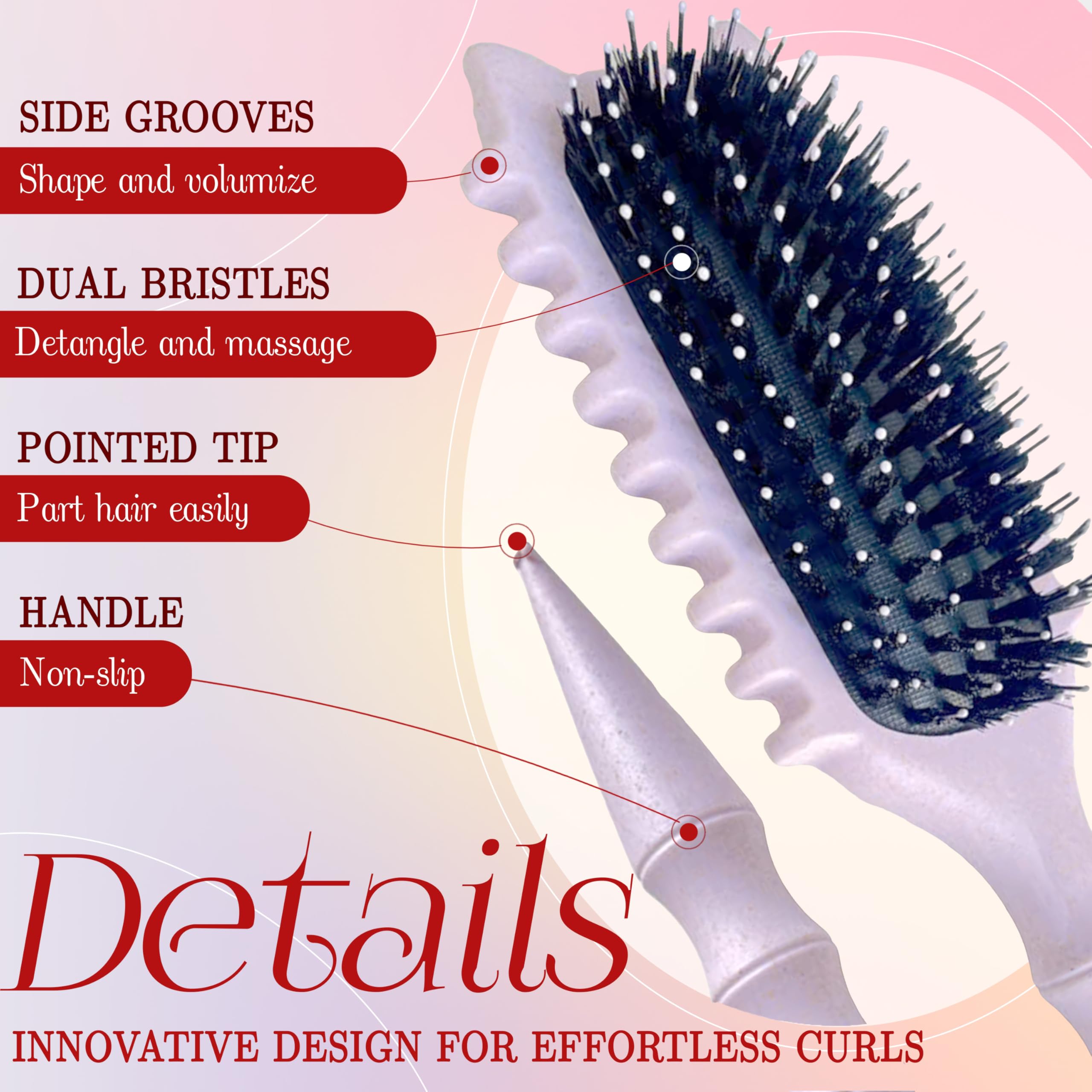 AURALIA curl definer with ergonomic pointed tip for precise sectioning