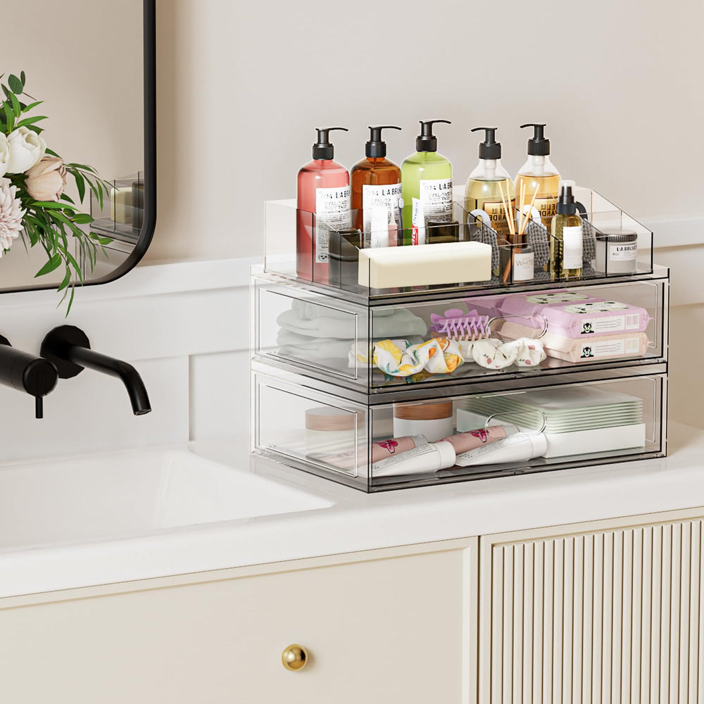 Aurblozen BPA-free transparent acrylic emphasizes durability and easy cleaning.
