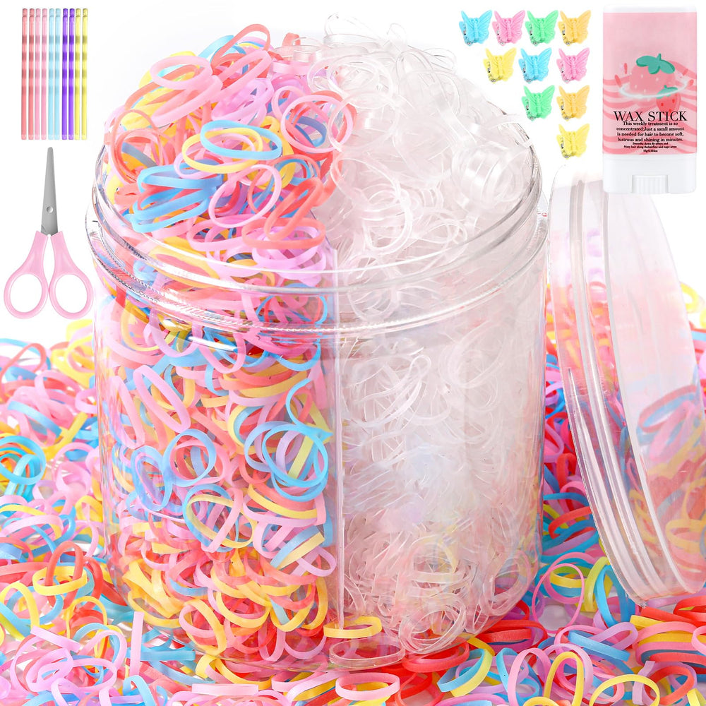 Auroray clear hair bands provide a gentle everyday hold