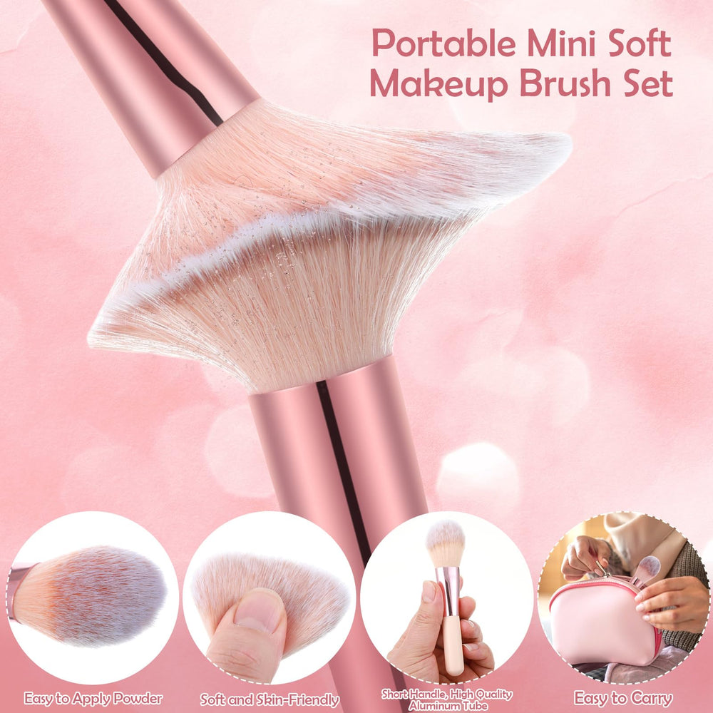 auroray concealer and eye shadow brushes for seamless coverage and definition