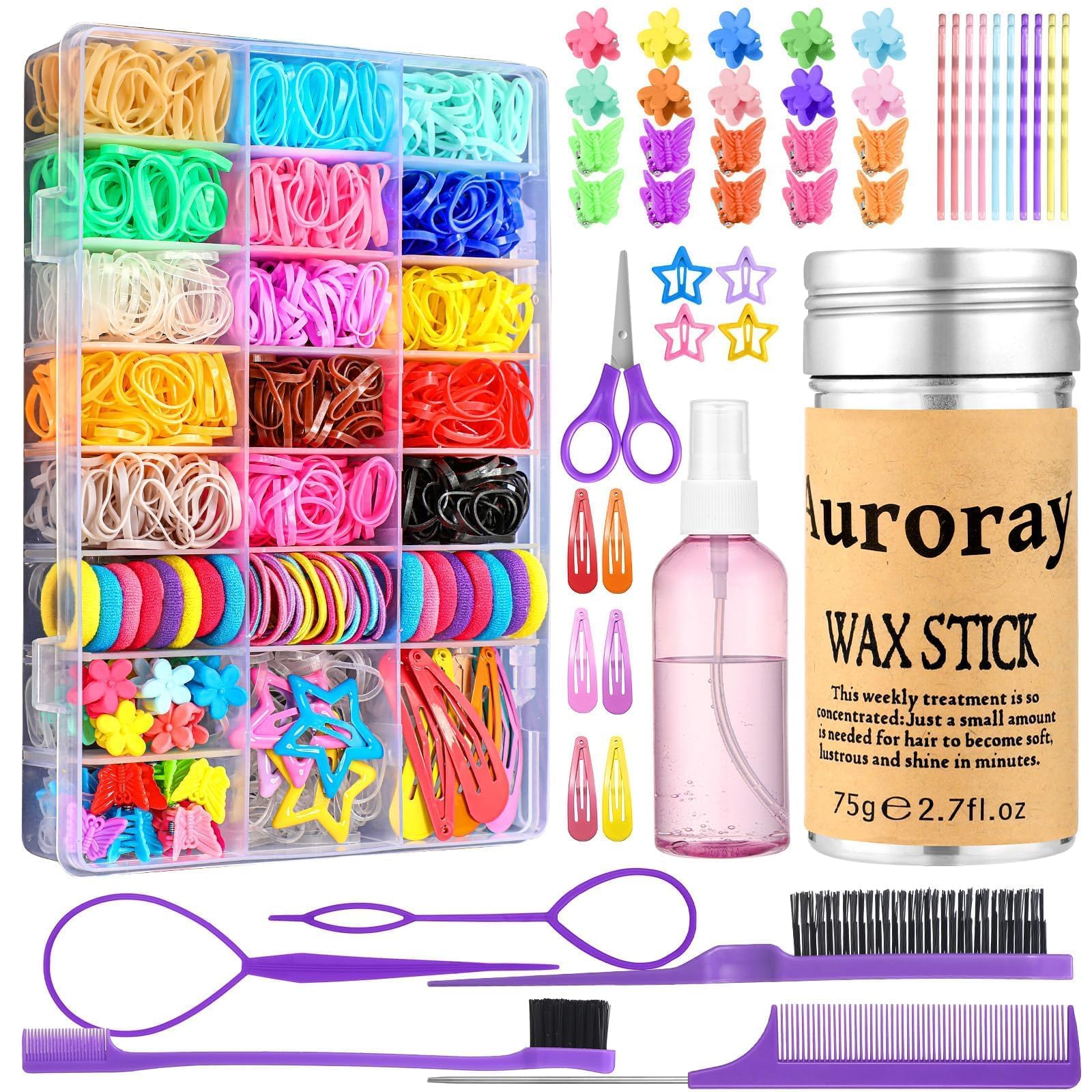 Auroray bristle brush closeup for fluffy, voluminous finishes