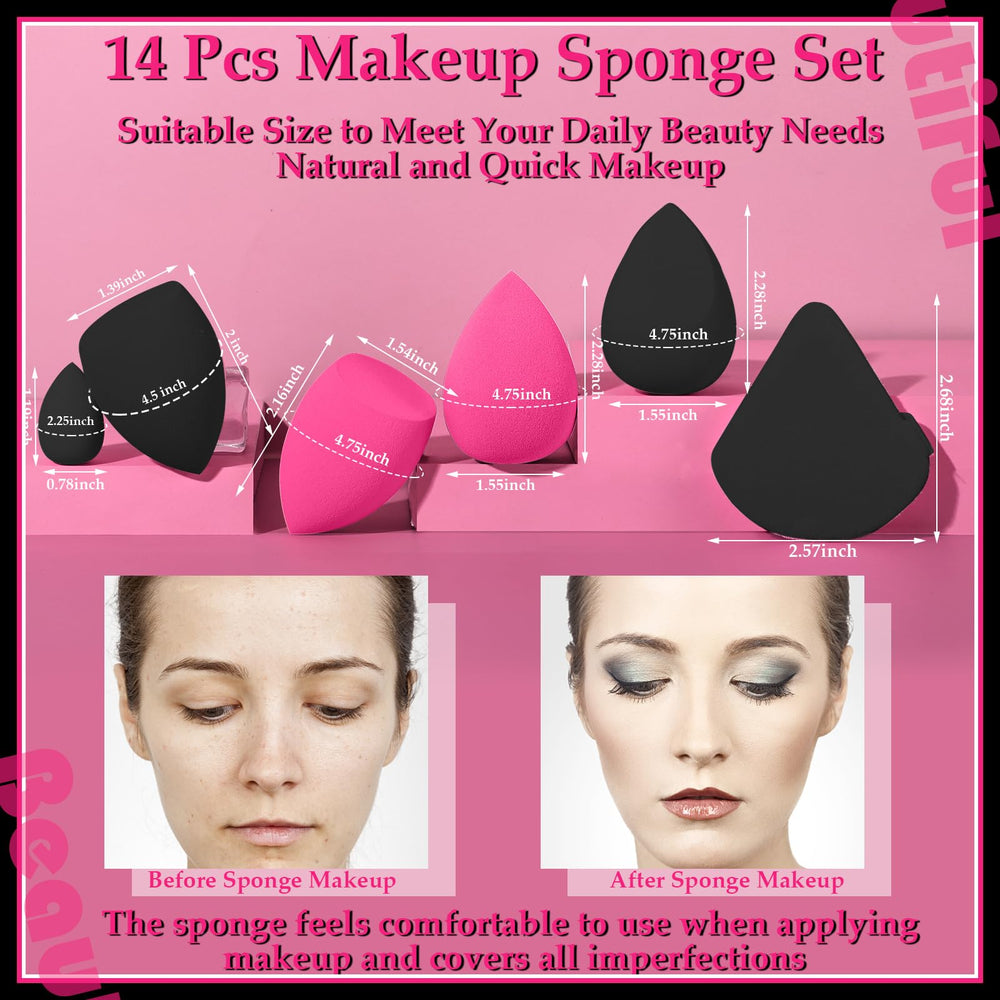 Auroray pink powder puff for easy powder application