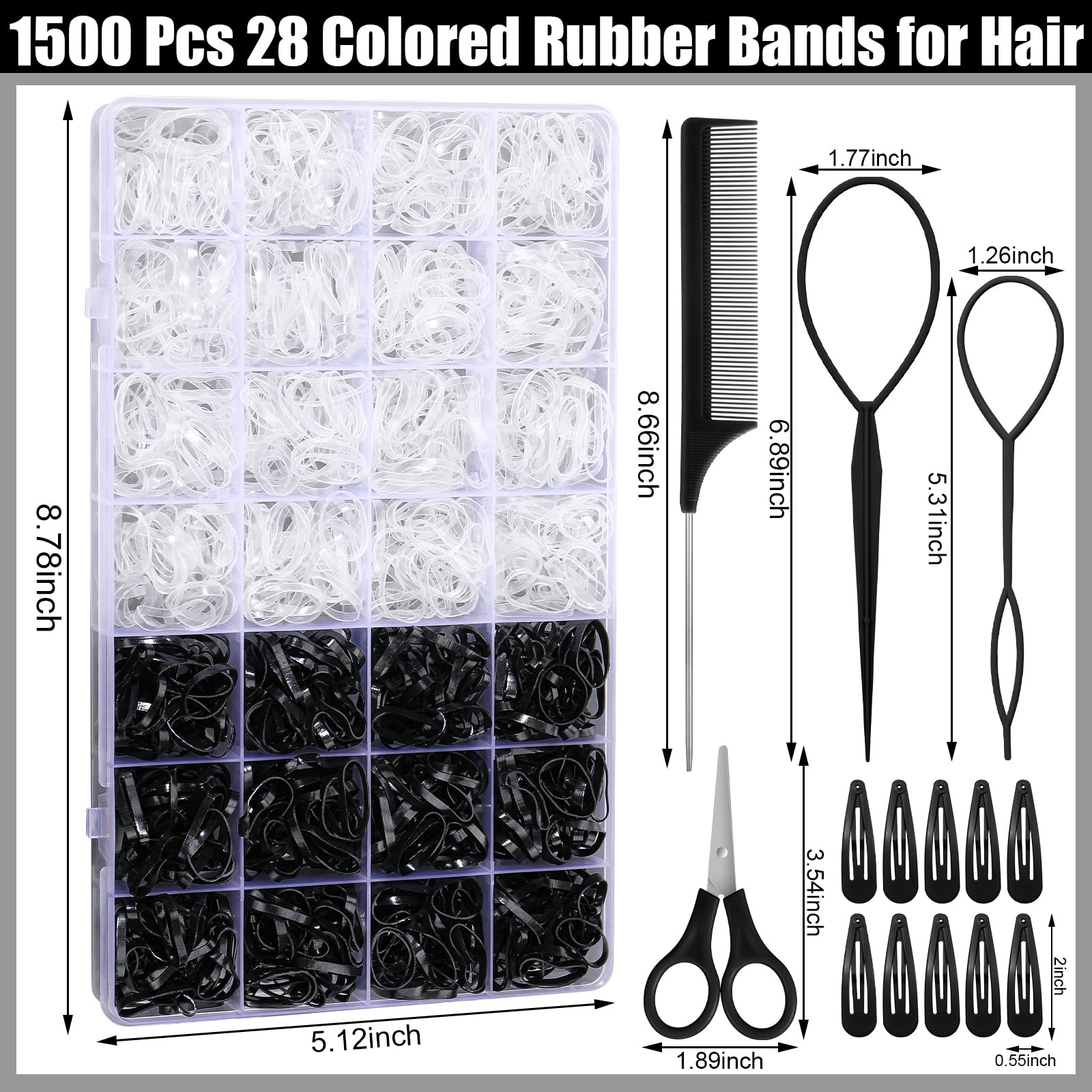 Auroray topsy tail tools pair for easy ponytails and tidy styling