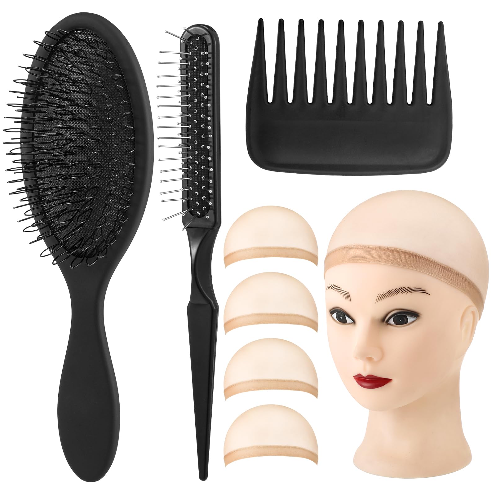 Auroray looped-tooth airbag wig brush for smooth detangling