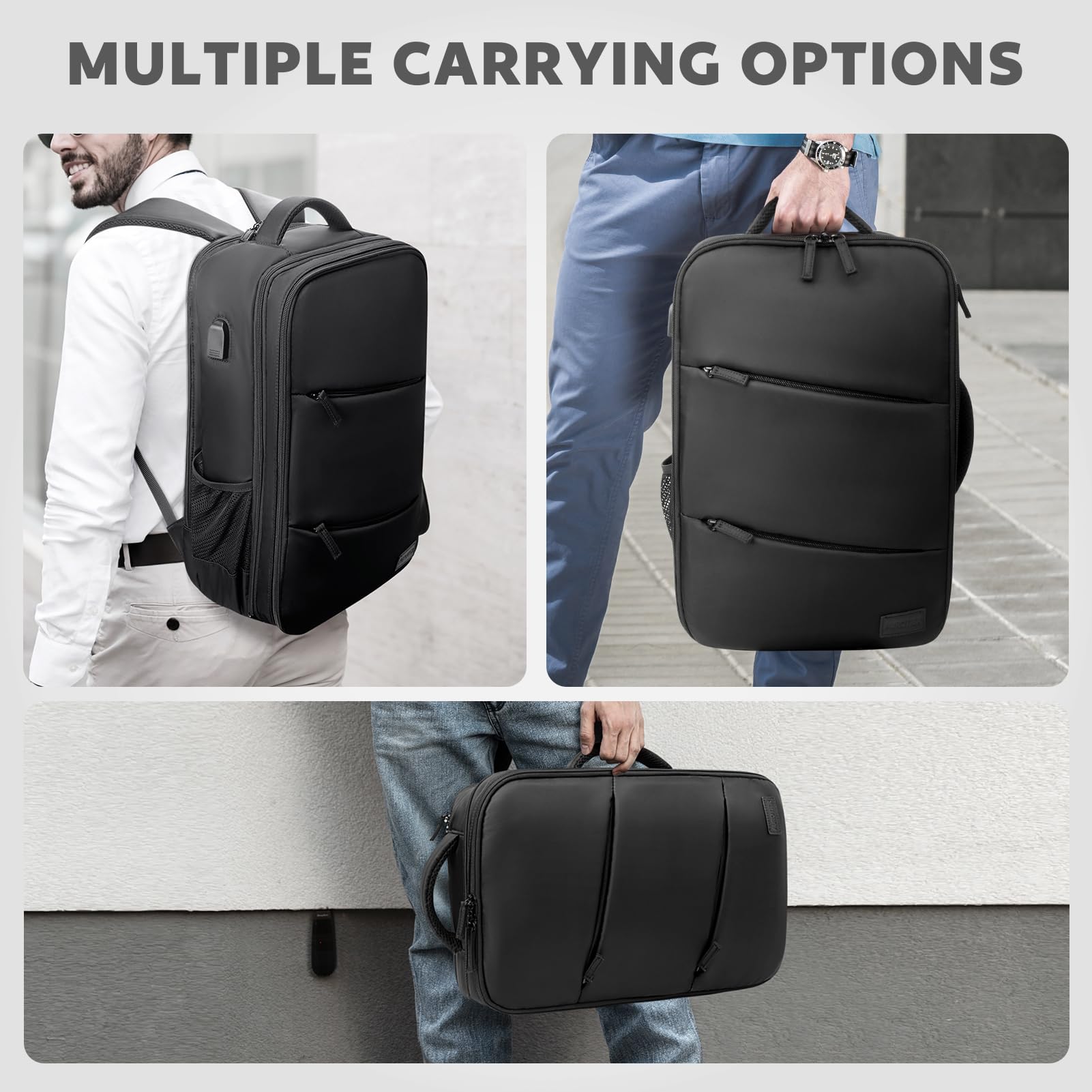 AUROTIER barber bag USB port enables charging on the go.