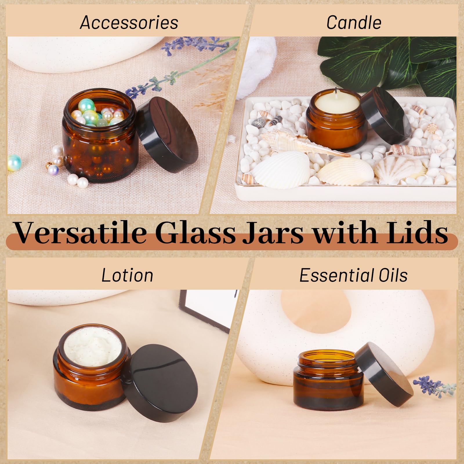 AuroTrends sample-size skincare jar ready for trial-sized products