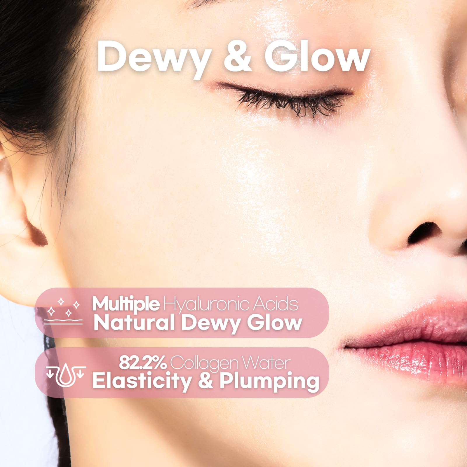 aurtier Absoro-Pep nano particles closeup illustrate fast moisture delivery to skin layers.