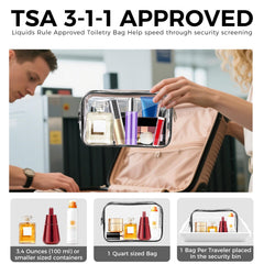 AURUZA Carry-on-friendly design fits in luggage for streamlined travel organization.