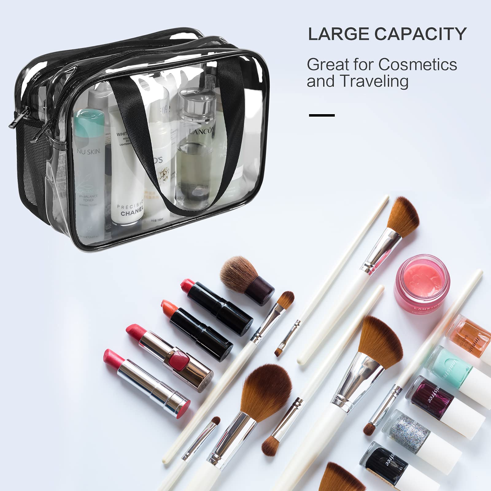 Auseibeely clear toiletry bag fashion tote design blends style and convenience