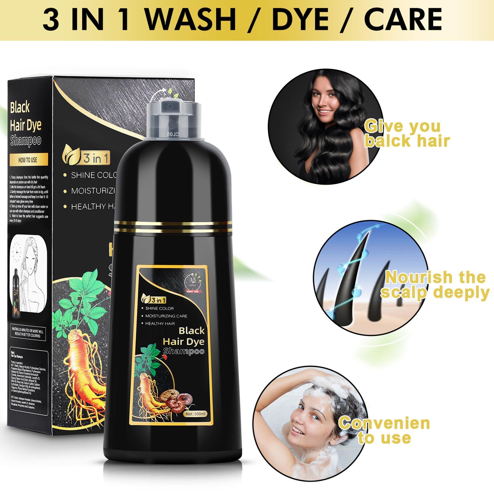 AUSGREER easy-use gloves and application setup for home color routine
