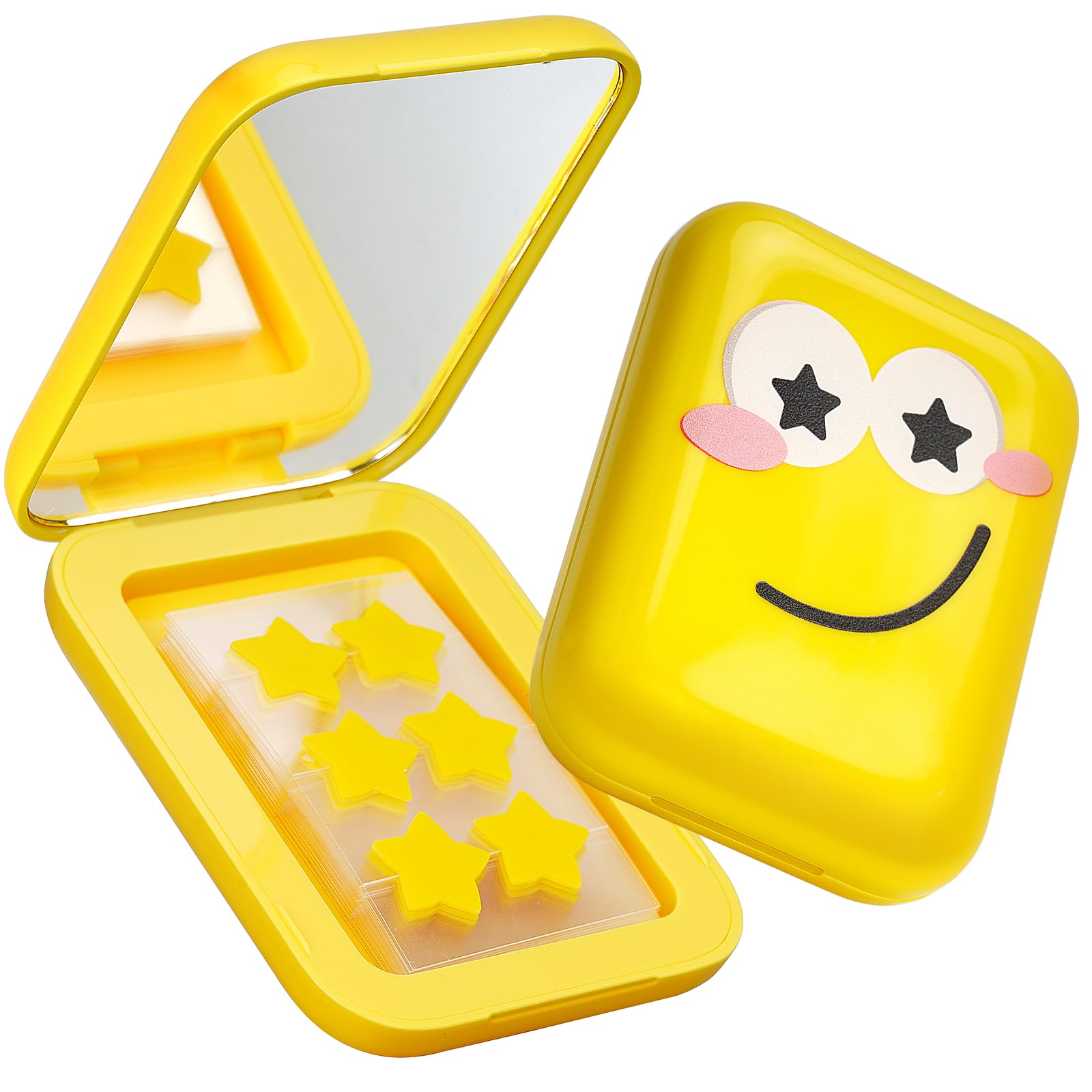 AUSLKA Star Pimple Patches box with mirror for on-the-go blemish coverage.