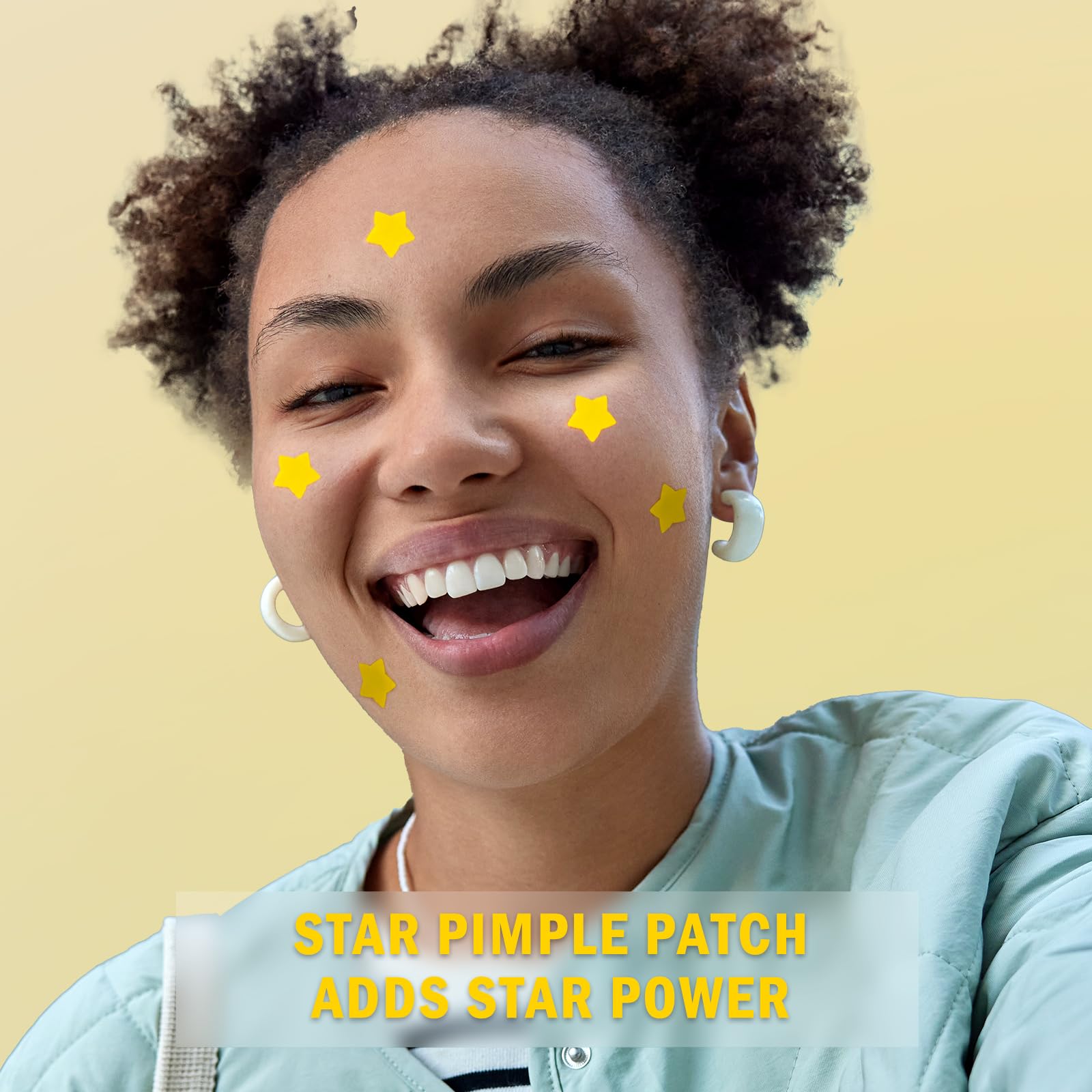 AUSLKA Star Pimple Patches mirror box enables portable skincare on-the-go checks.
