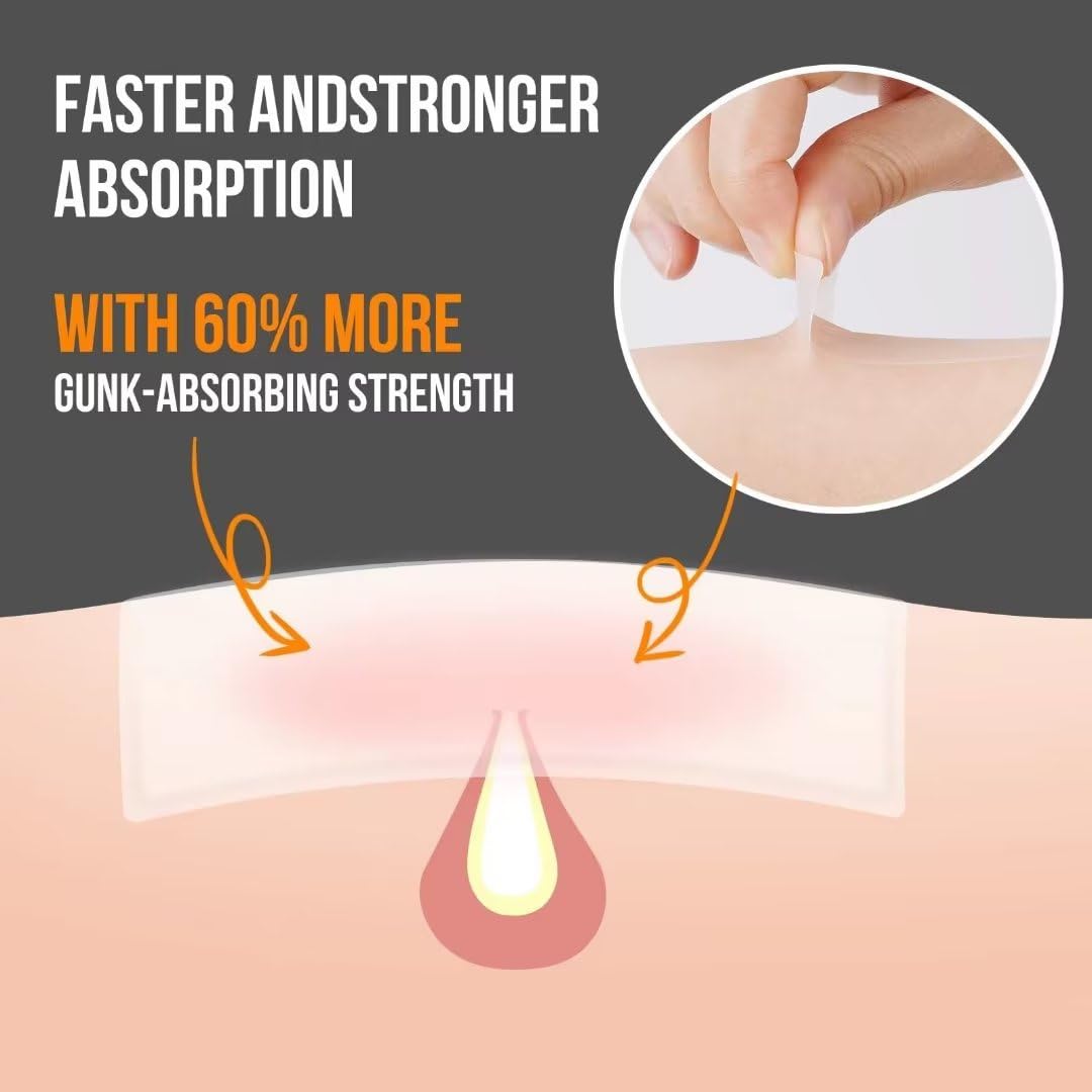AUSLKA thin clear skin patch is nearly invisible during wear.