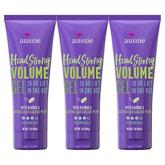 Aussie Hair Gel triple pack 7oz tubes for volume, texture and hold