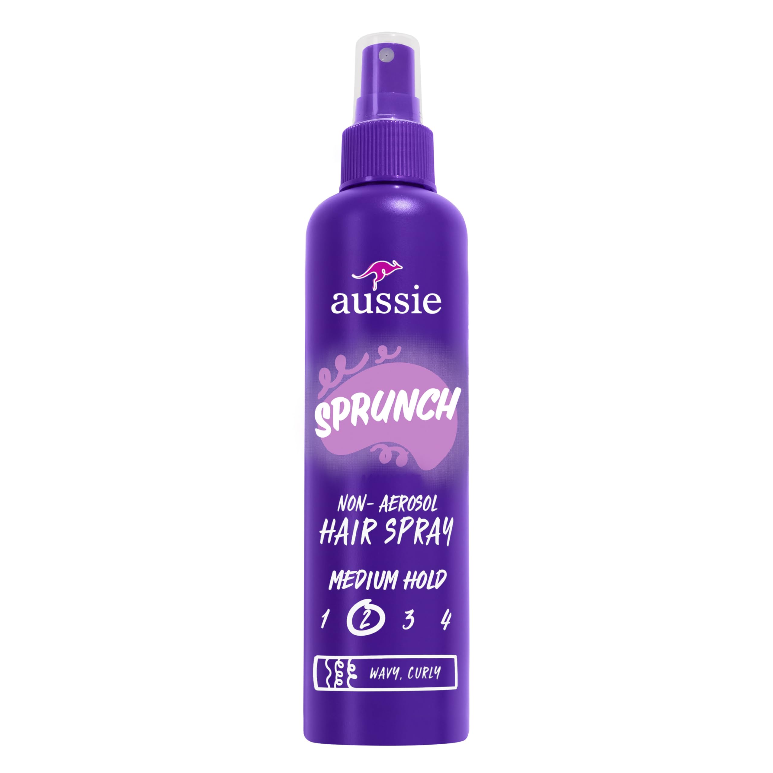 Aussie Hairspray pack-3-bottles for curly styling and long-lasting hold