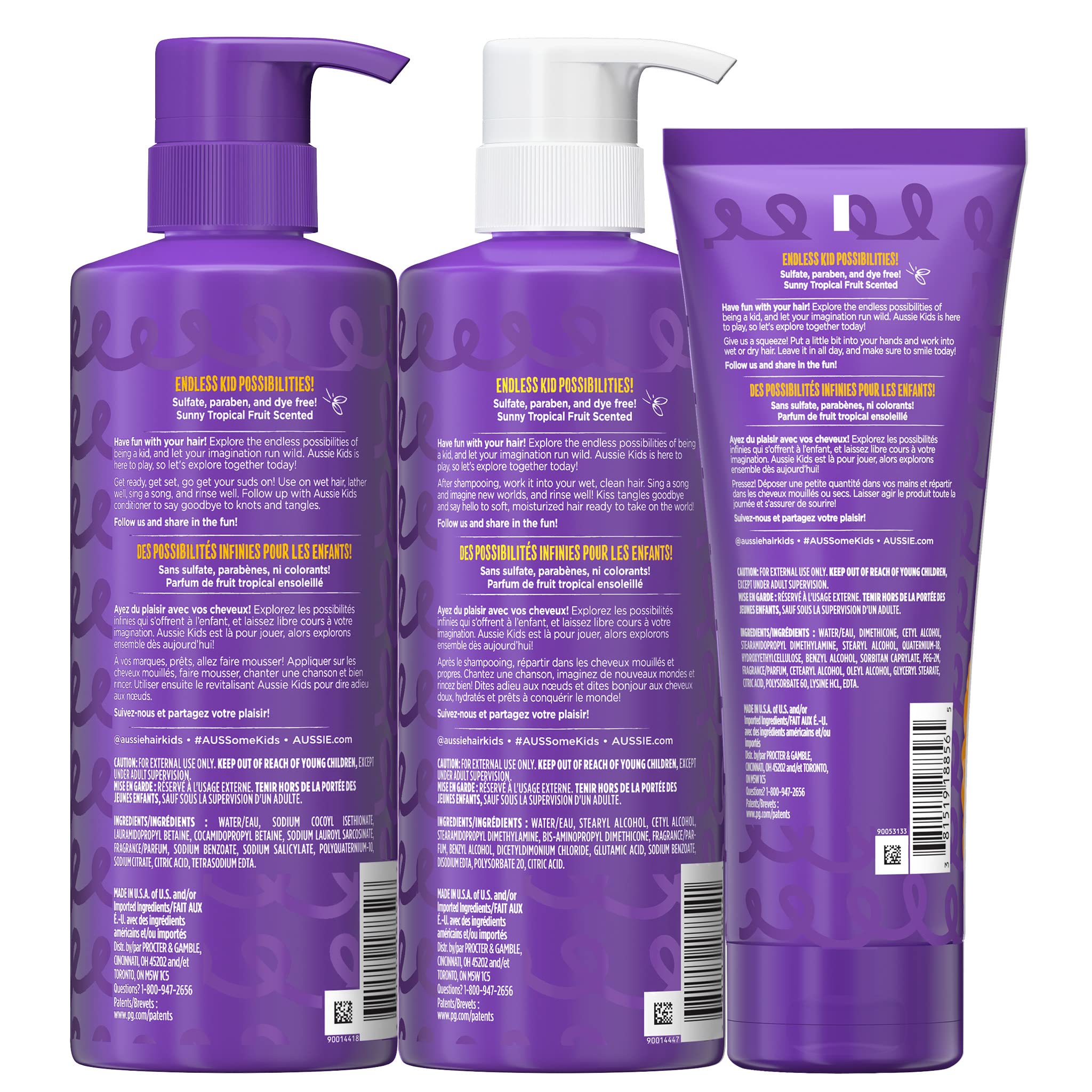 Aussie Kids morning routine with kids' curls looking smoother