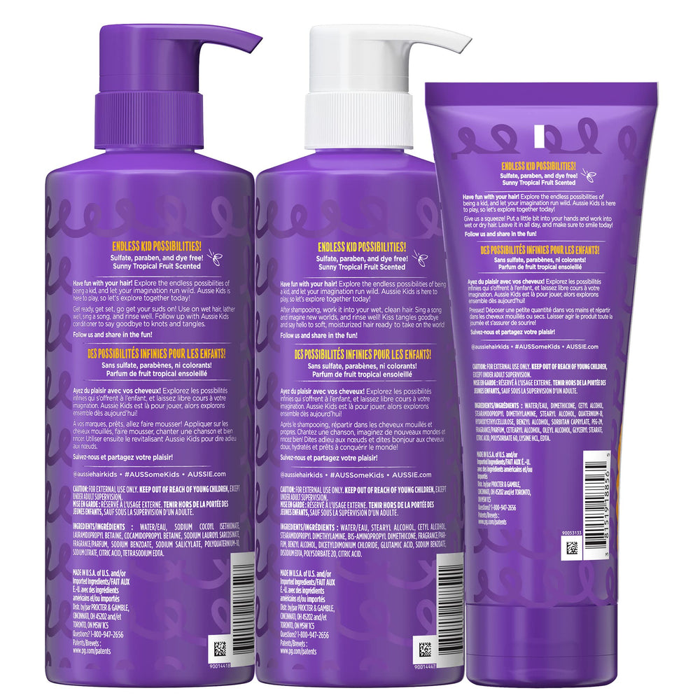 Aussie Kids morning routine with kids' curls looking smoother