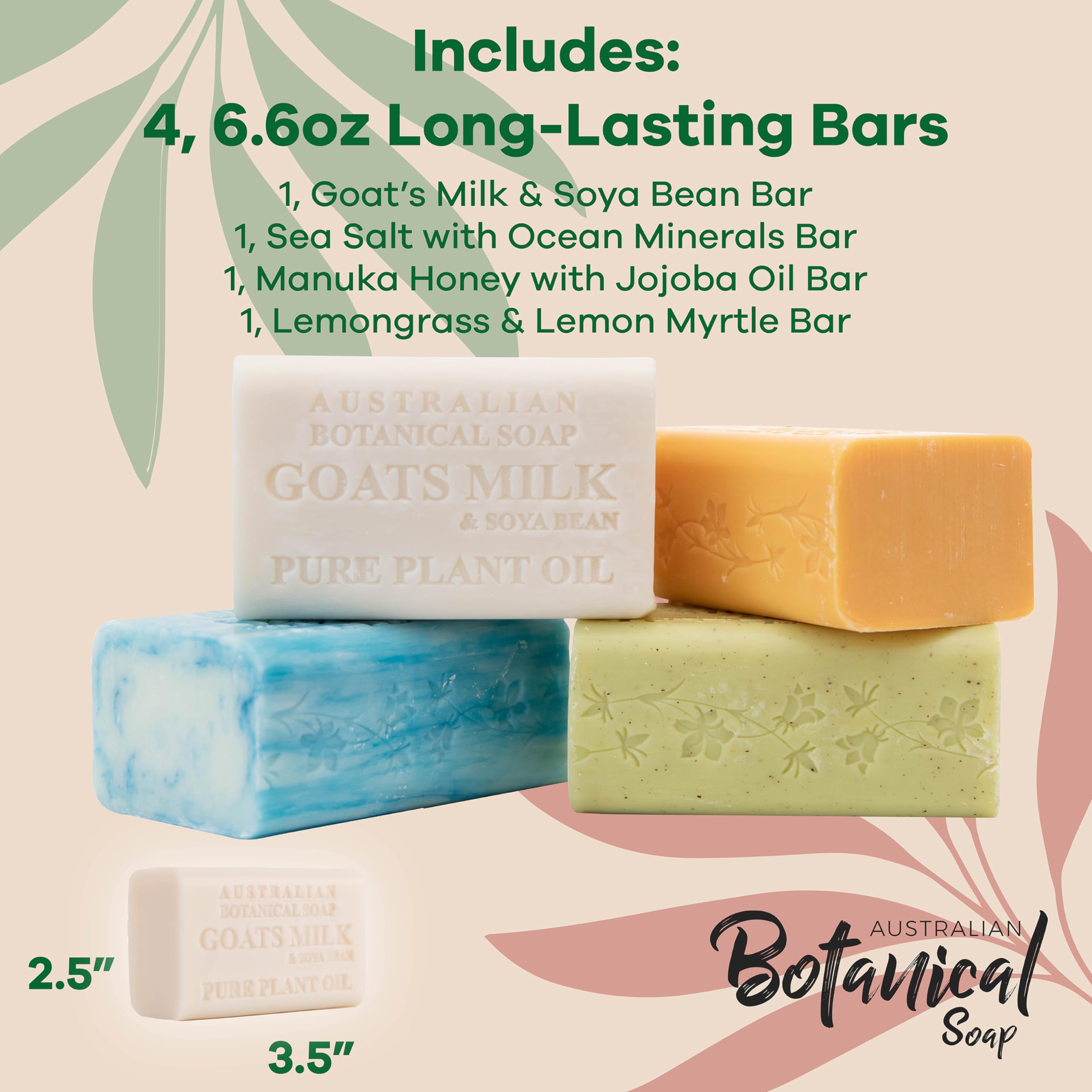 Australian Botanical Soap Sea Salt soap with ocean minerals for mineral-rich cleanse