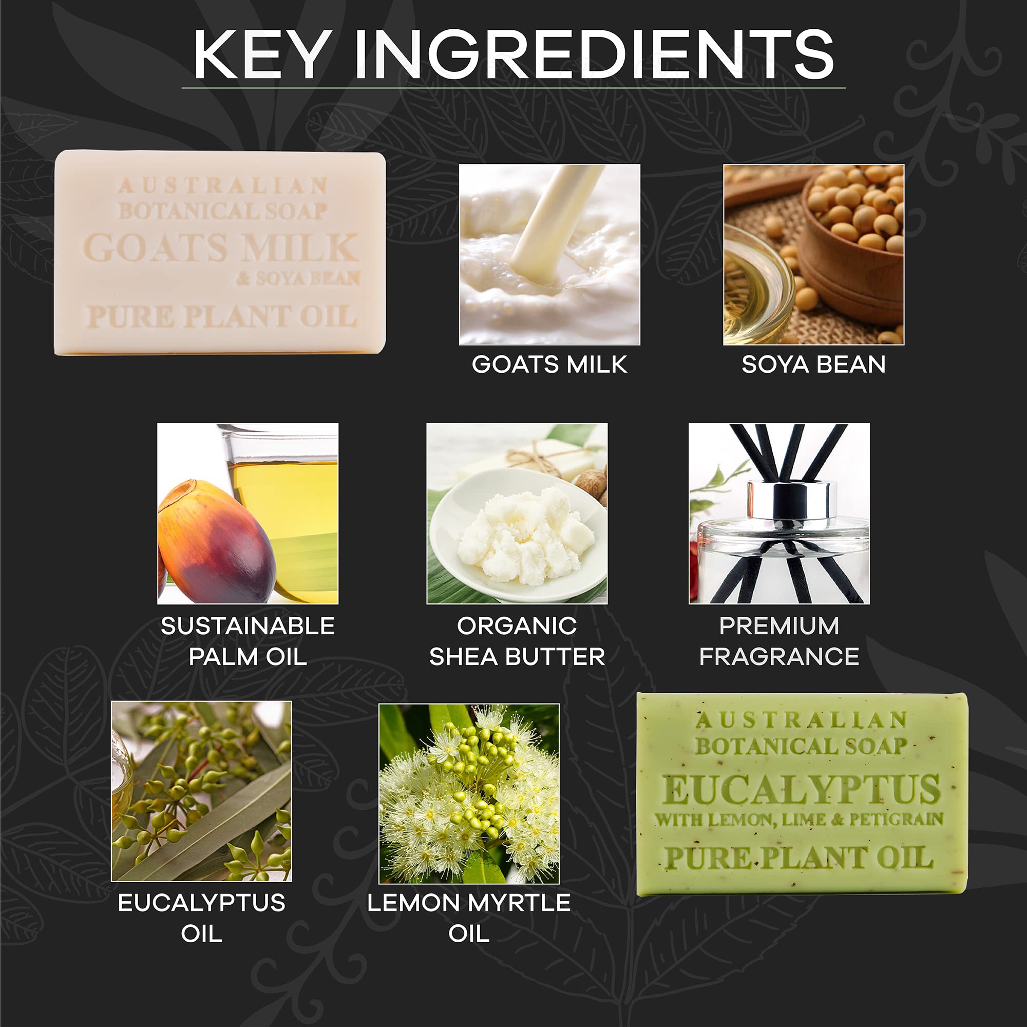 Gift-ready Australian Botanical Soap packaging for men.