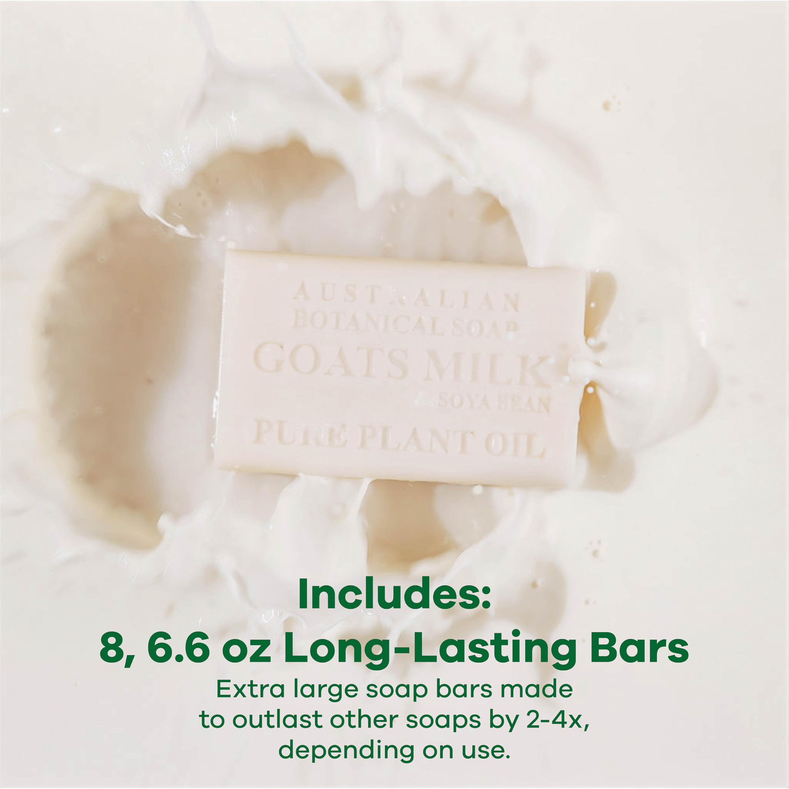 Australian Botanical Soap goats milk bar gift set display emphasizes indulgent, nourishing soap gift option.