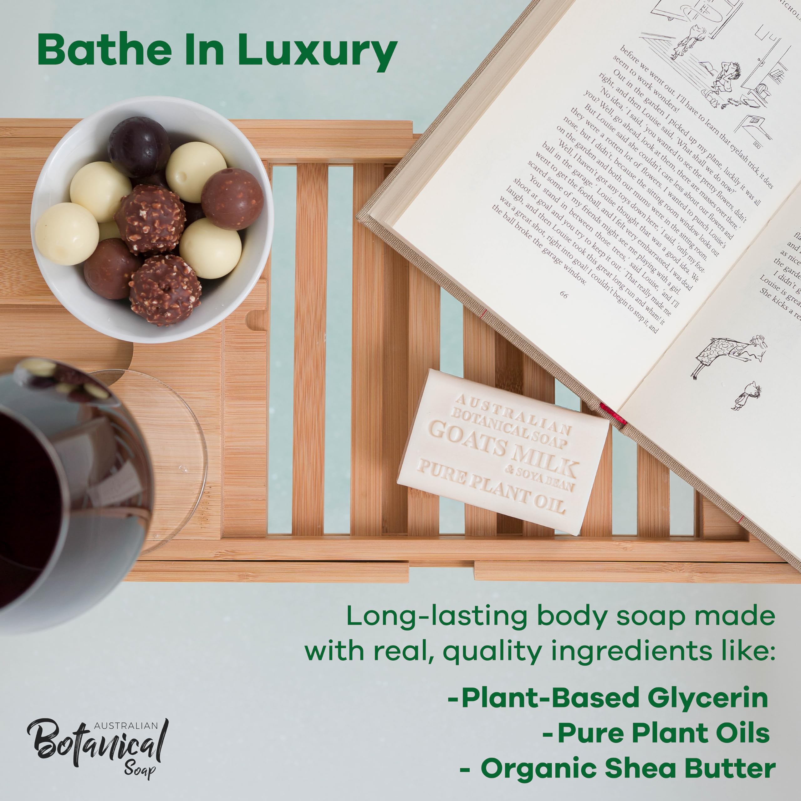 Australian Botanical Soap lemongrass lemon myrtle bar for a refreshing morning cleanse