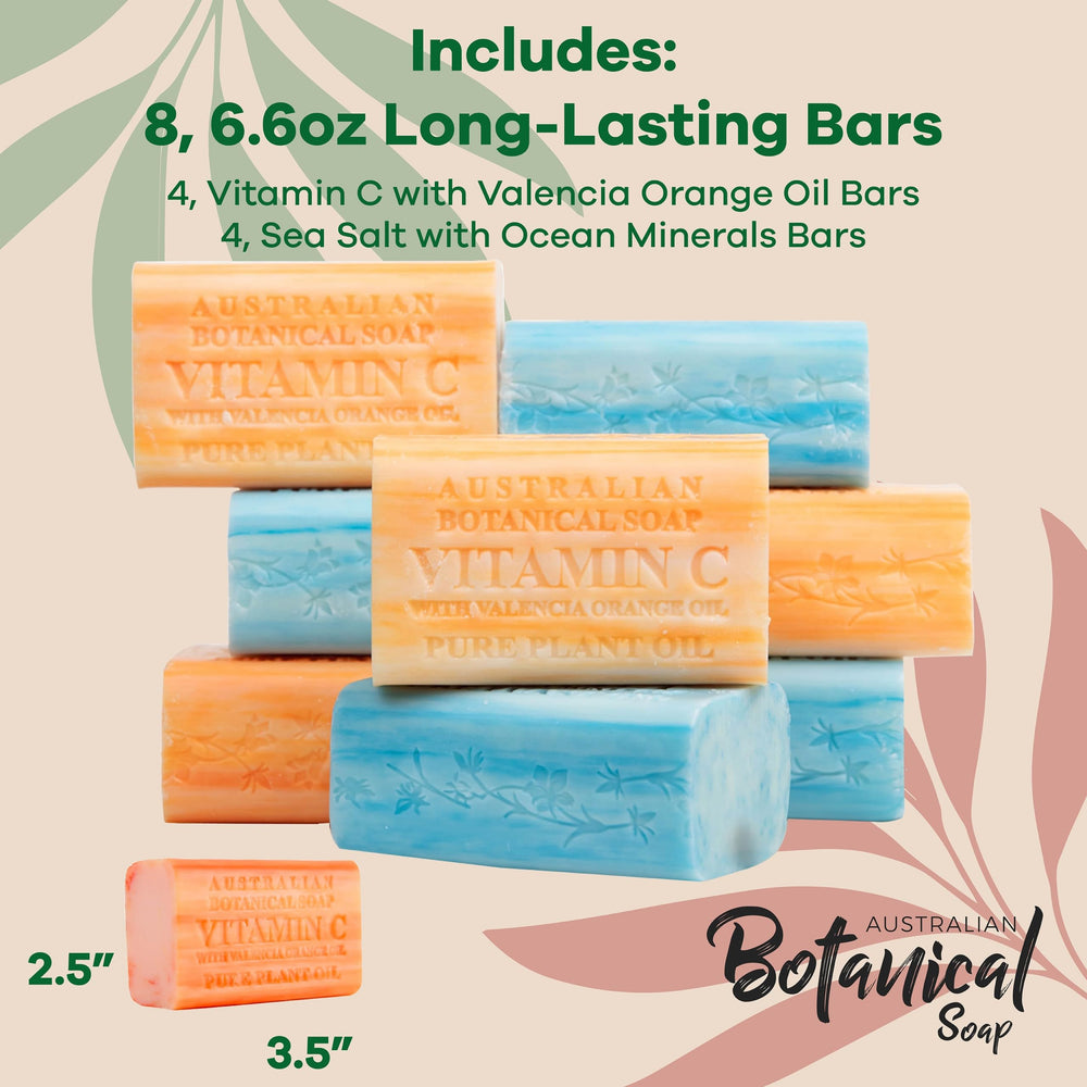Australian Botanical Soap ocean minerals from Camargue offer mineral-rich cleansing.