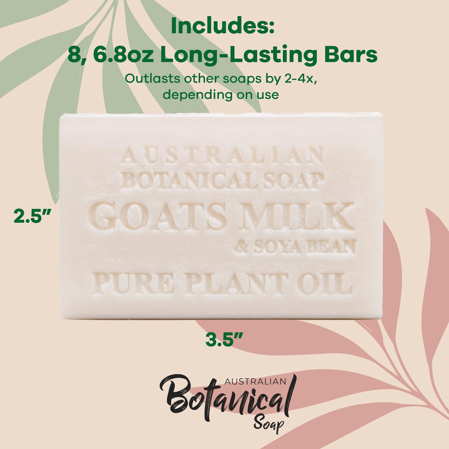 Australian Botanical Soap organic shea butter ingredient promotes moisture and skin softness.