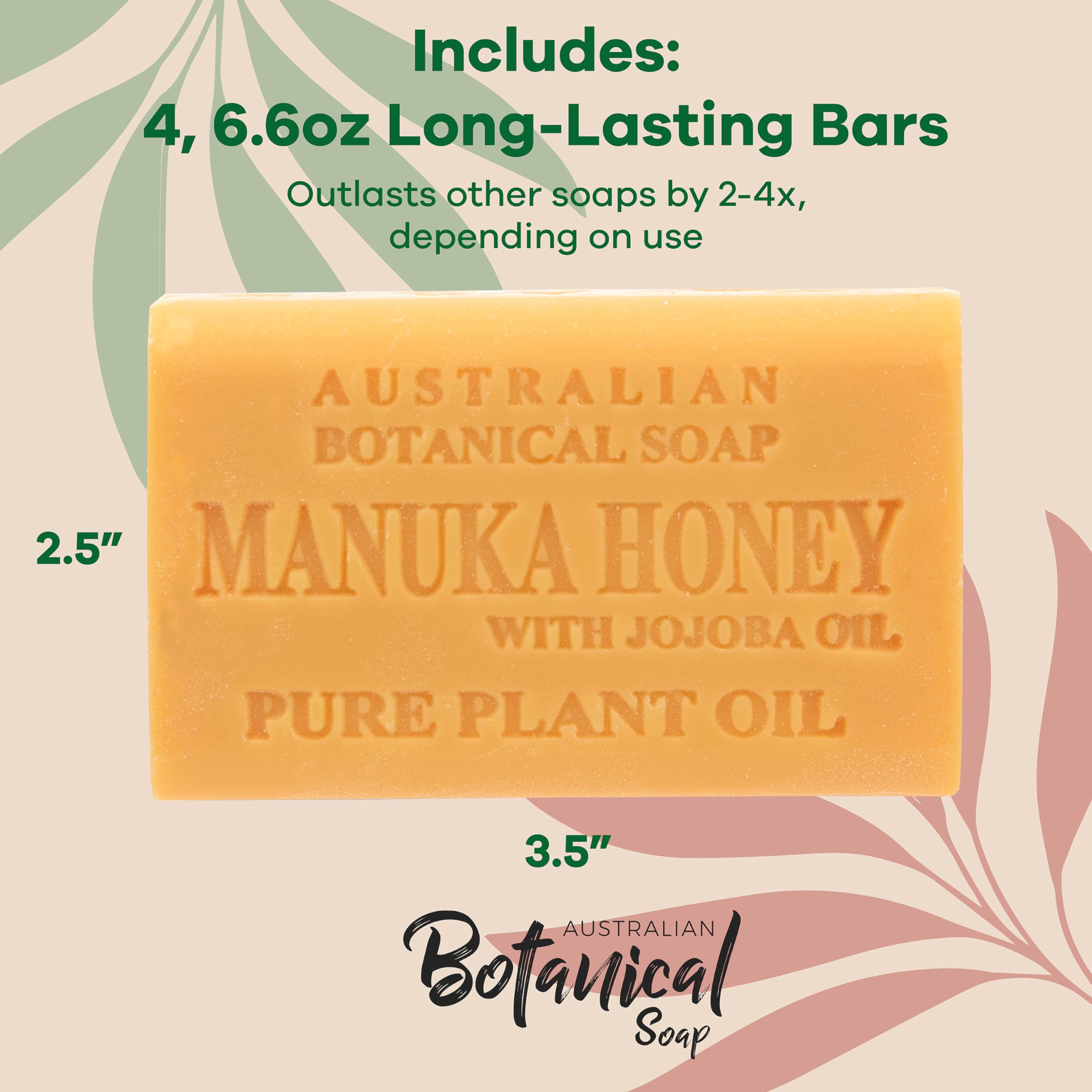 Australian Botanical Soap Plant Oil Fragrance offers calming scent during daily cleansing
