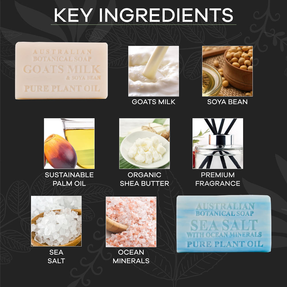 Australian Botanical Soap rich creamy lather image hints at luxurious daily cleansing.