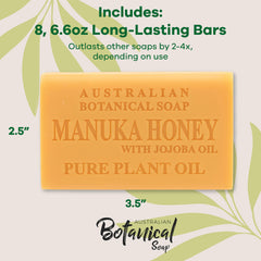 Australian Botanical Soap Shea Butter Rich Formula promotes soft skin