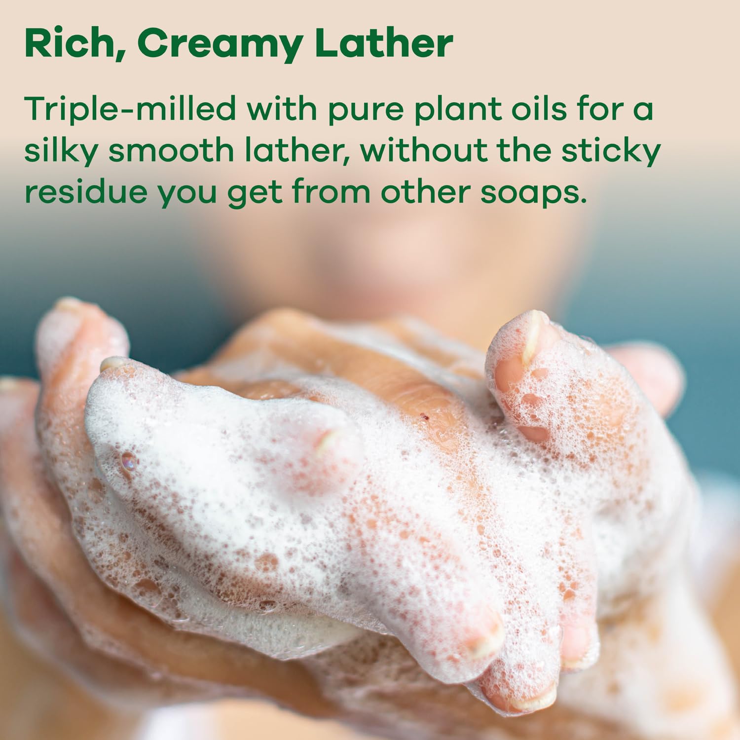 Australian Botanical Soap soya bean oil ingredient highlights hydration and vitamin E benefits.