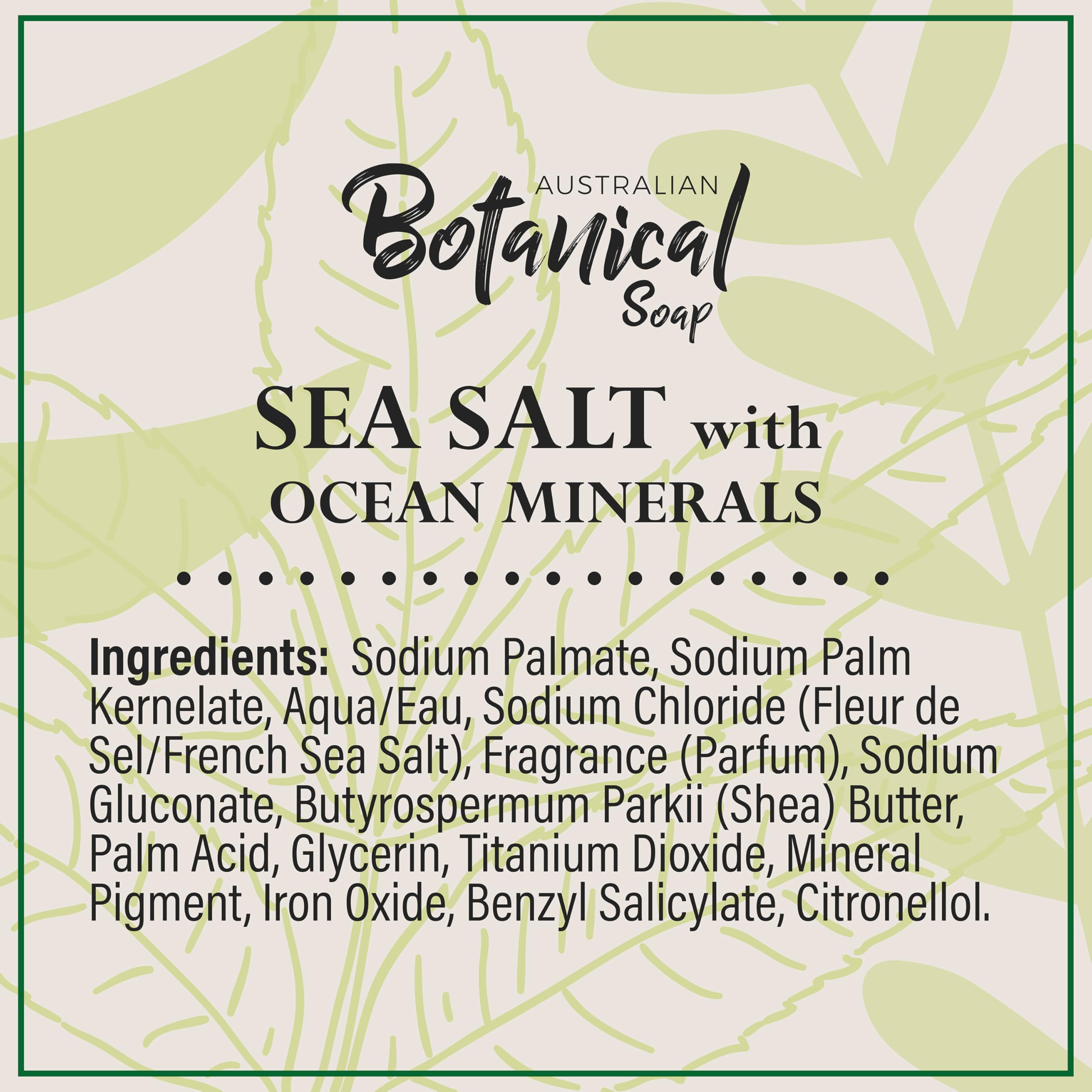 Australian Botanical Soap sustainable palm oil blend supports responsible soap making.