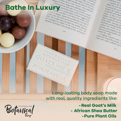 Australian Botanical Soap triple-milled bar delivering long-lasting lather.