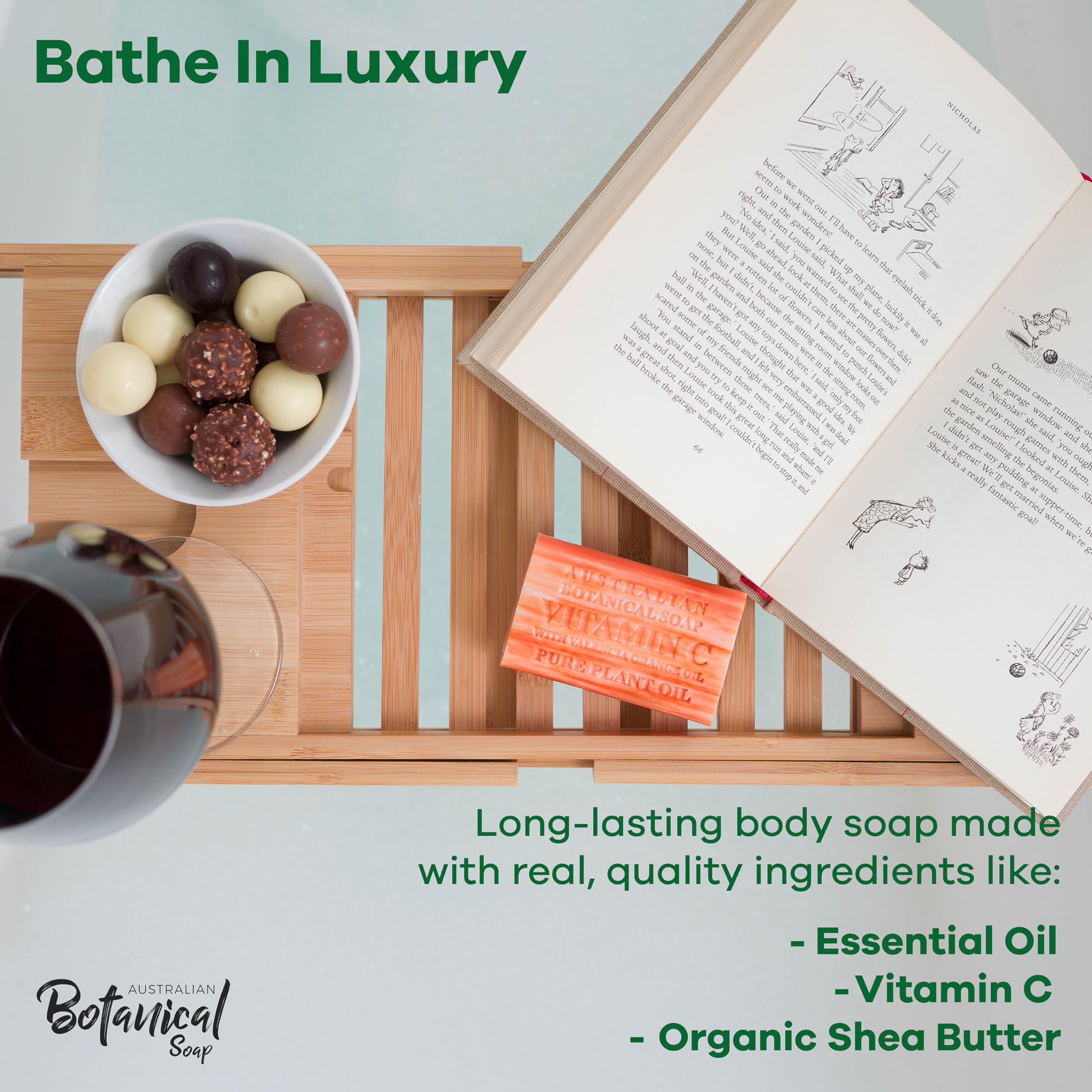 Australian Botanical Soap con vitamina C para piel suave